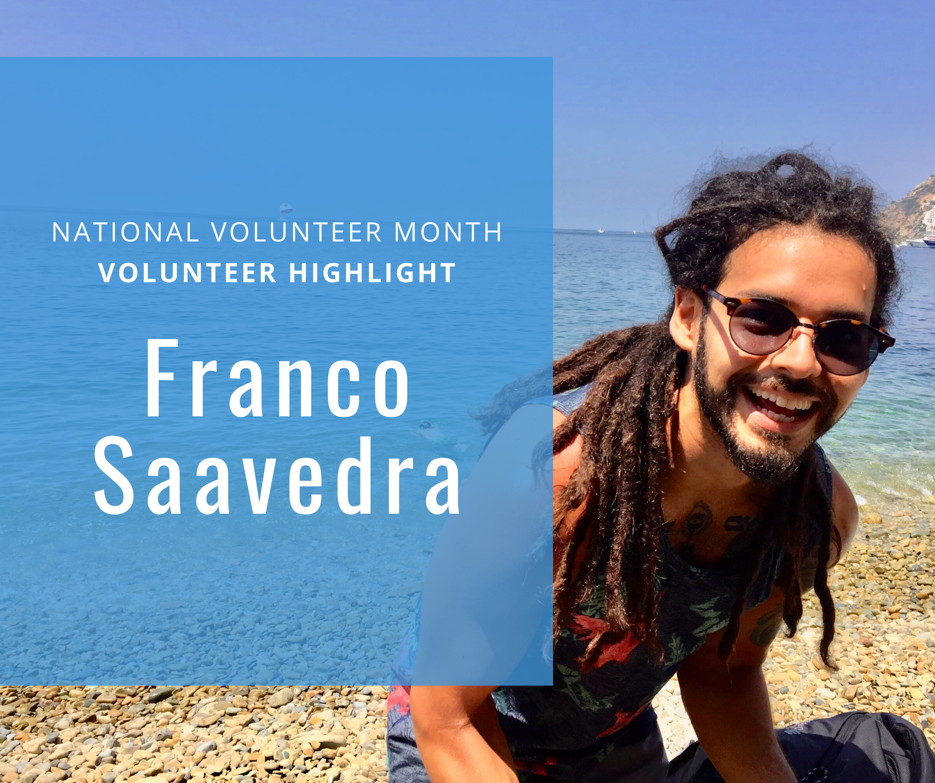 National Volunteer Month Highlight with Franco Saavedra