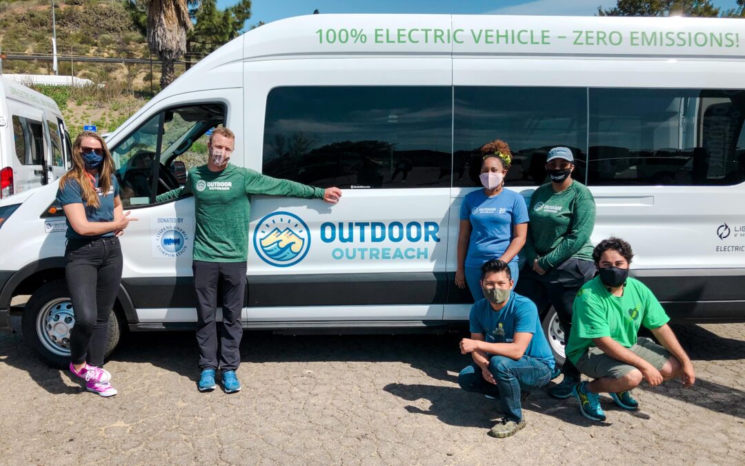 Outdoor Outreach receives two electric vans to support our mission